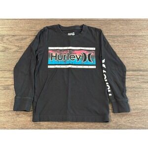 Hurley Kids Medium 6 Long‎ Sleeve Graphic T-Shirt